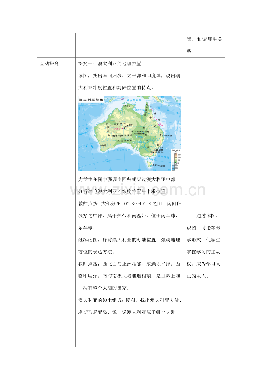 八年级地理下册 7.3 澳大利亚教案1 中图版-中图版初中八年级下册地理教案.doc_第2页