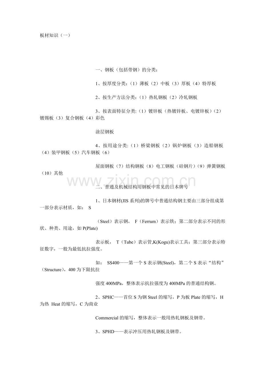 板材知识(一) 1.doc_第1页