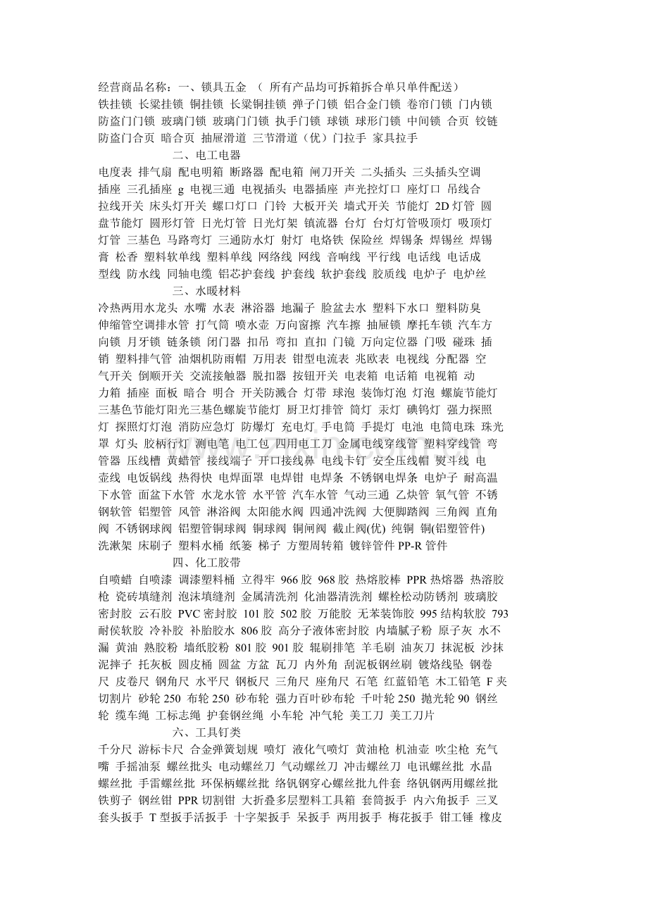经营商品名称物理力学.doc_第1页