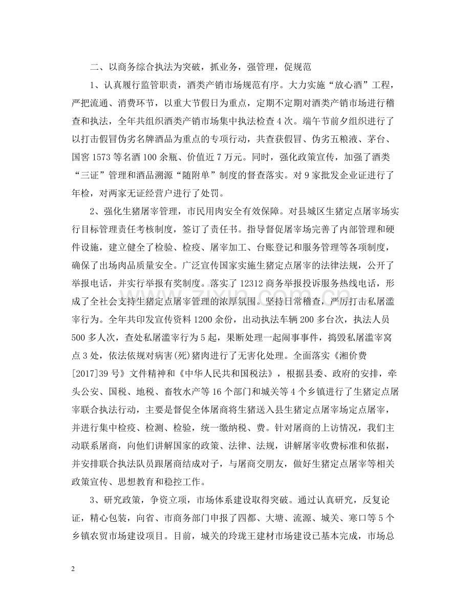商务工作总结范文.docx_第2页