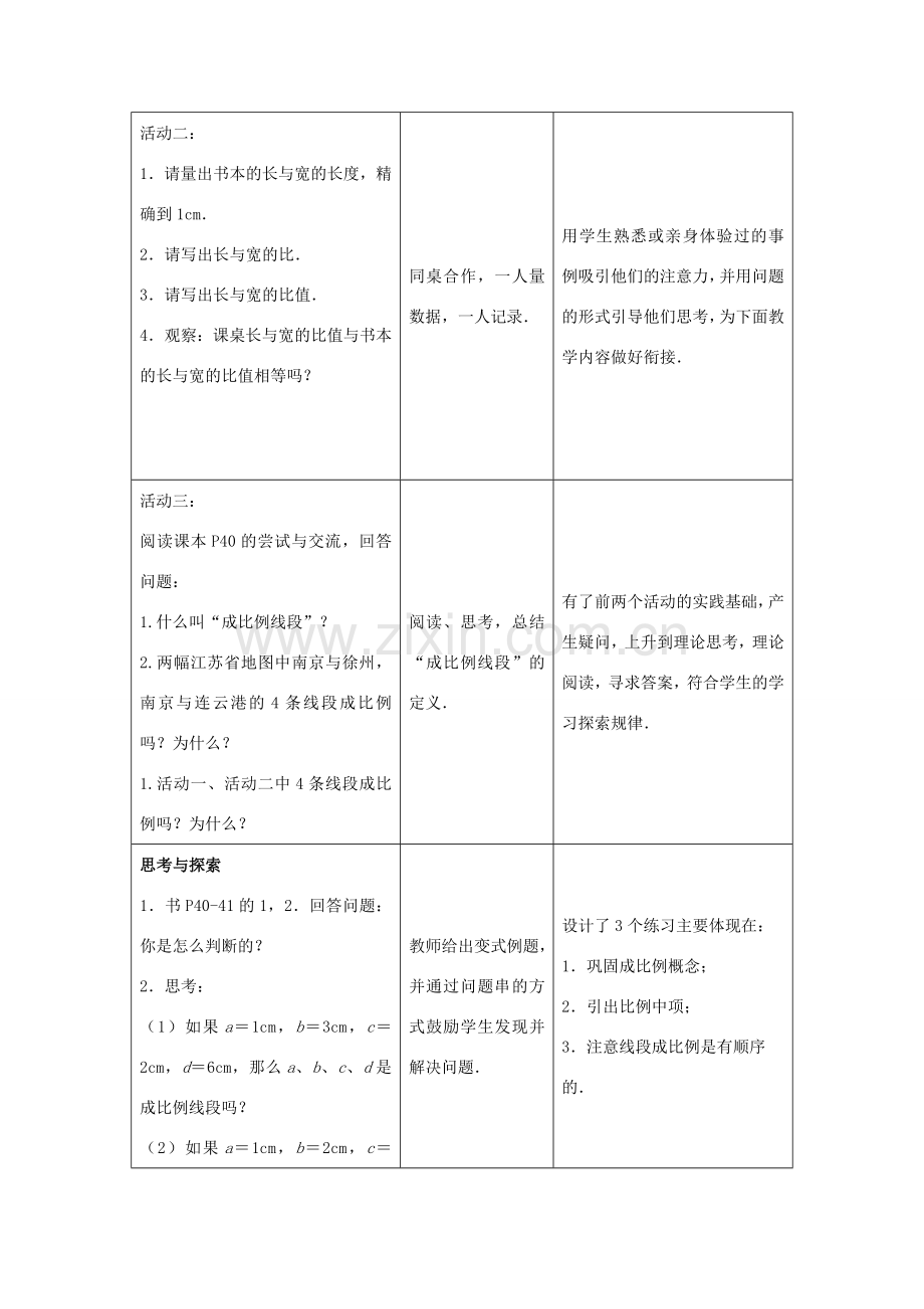 九年级数学下册 第6章 图形的相似 6.1 图上距离与实际距离教案 （新版）苏科版-（新版）苏科版初中九年级下册数学教案.doc_第2页