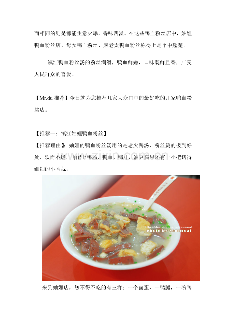 【吃喝玩乐在镇江】镇江鸭血粉丝全攻略!.doc_第2页
