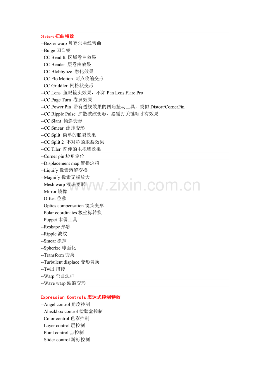 AE中英文对译.doc_第1页