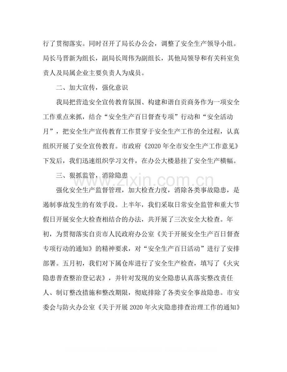 市商务局年安全生产工作总结范文.docx_第2页