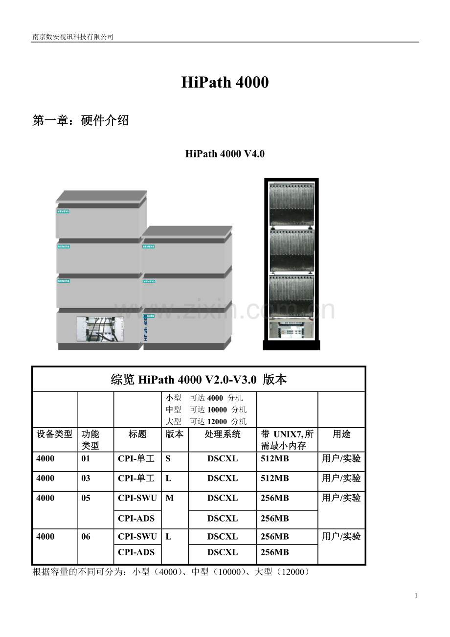 Hipath 4000 介绍三.doc_第1页