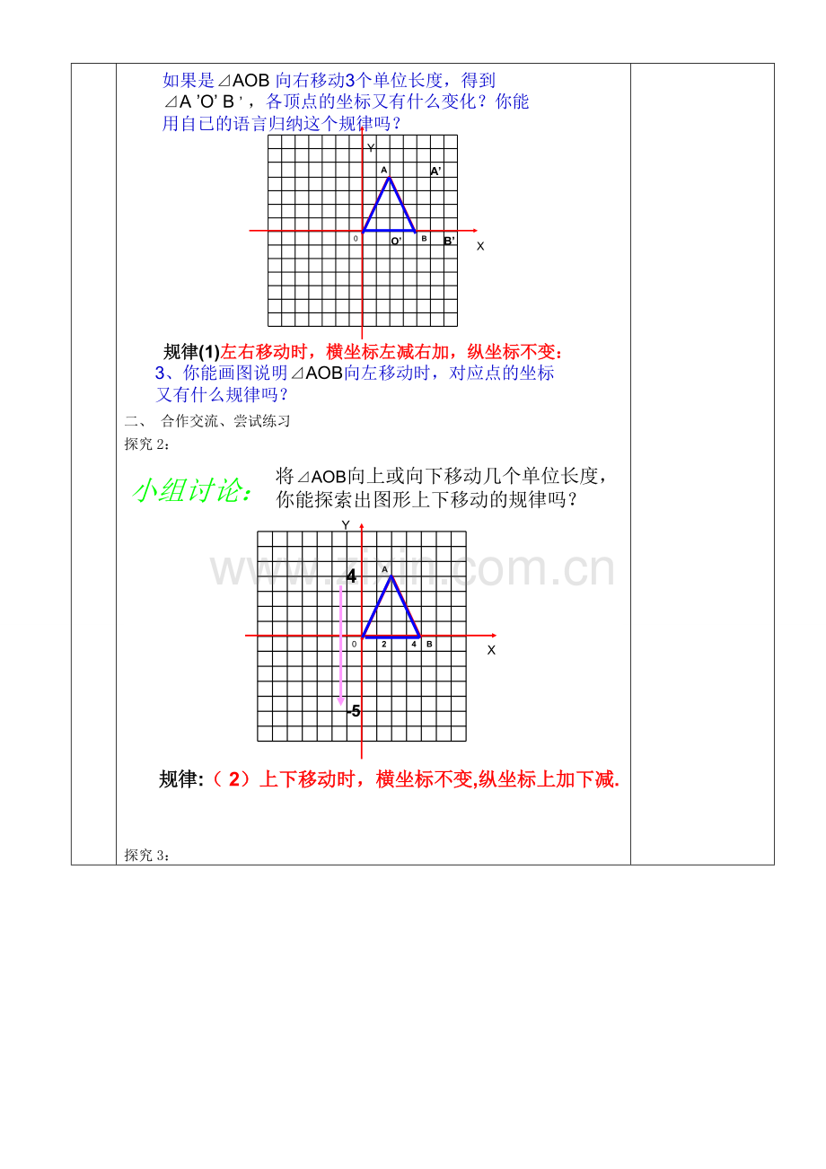 原秋九年级数学上册 23.6.2 图形的变换与坐标教案 （新版）华东师大版-（新版）华东师大版初中九年级上册数学教案.doc_第2页
