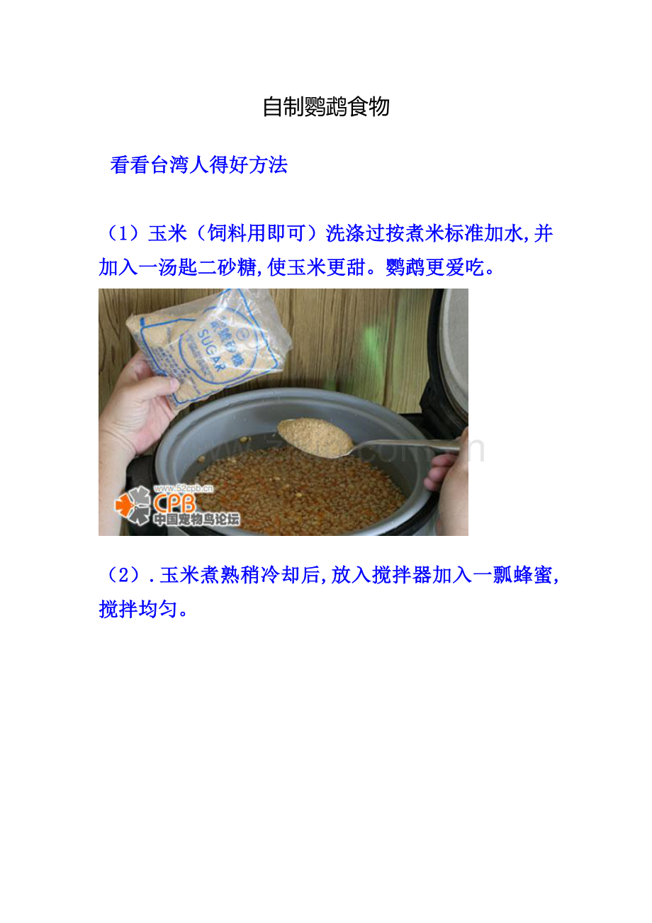 鹦鹉食物制作.doc_第1页