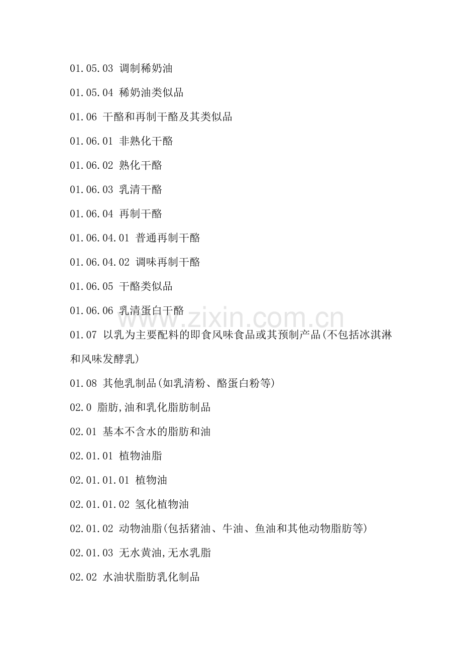 食品分类名称及分类名称.doc_第2页