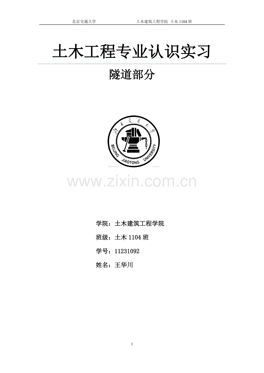 隧道 王华川.docx_第1页