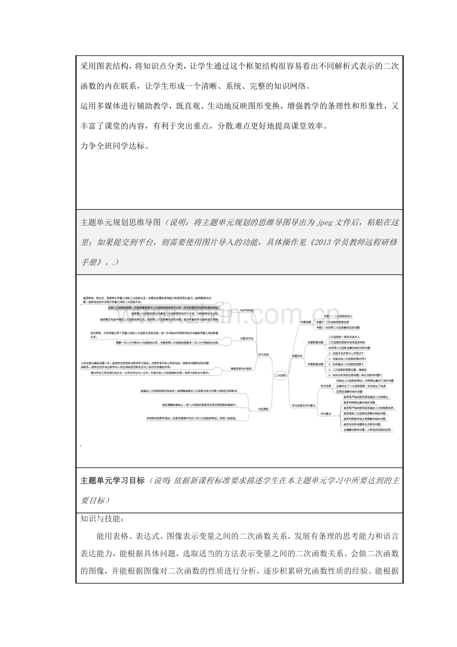 山东省泰安市岱岳区徂徕镇第一中学九年级数学下册 第五章《二次函数》教案 青岛版.doc_第2页