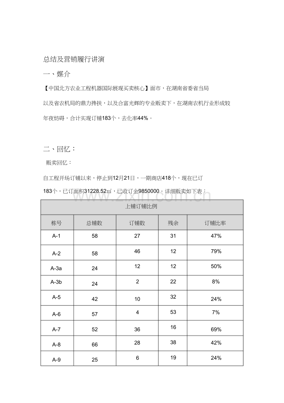农机局项目年总结及年营销执行报告0110.docx_第1页