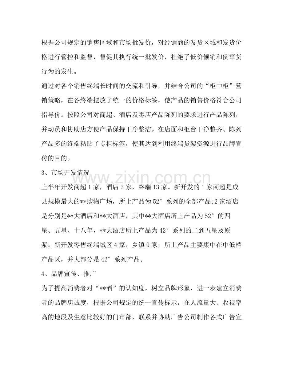 销售员个人半年工作总结.docx_第2页