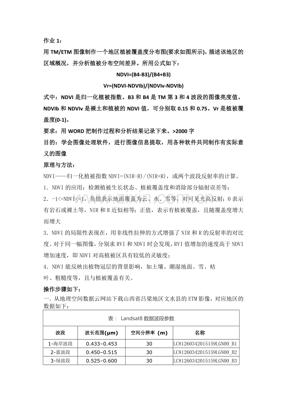 植被覆盖度分布图制作.doc_第1页