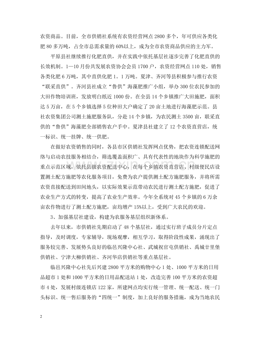 基层供销社的年终总结.docx_第2页
