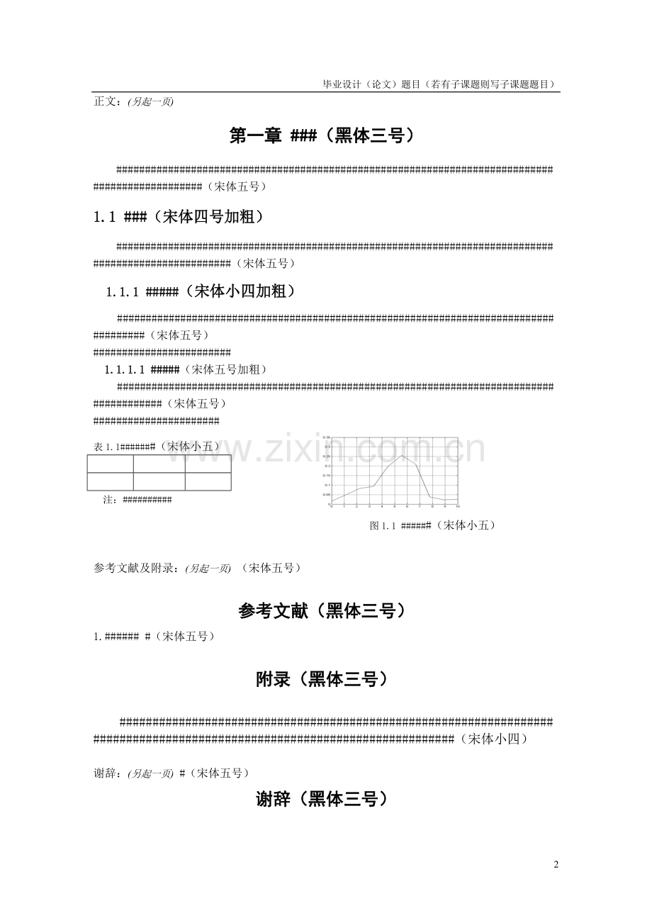 论文正文格式及字体要求.doc_第2页