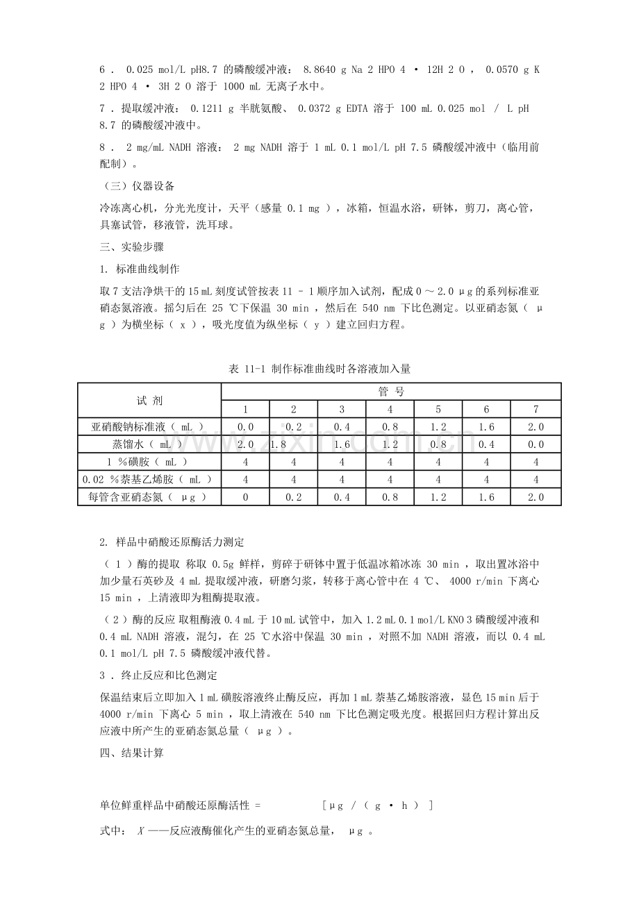 植物体内硝酸还原酶活力的测定.doc_第2页