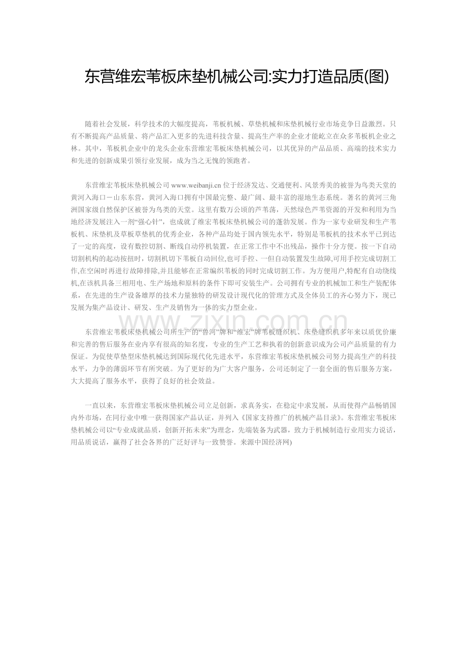 实力打造品质 科技铸就发展.doc_第1页