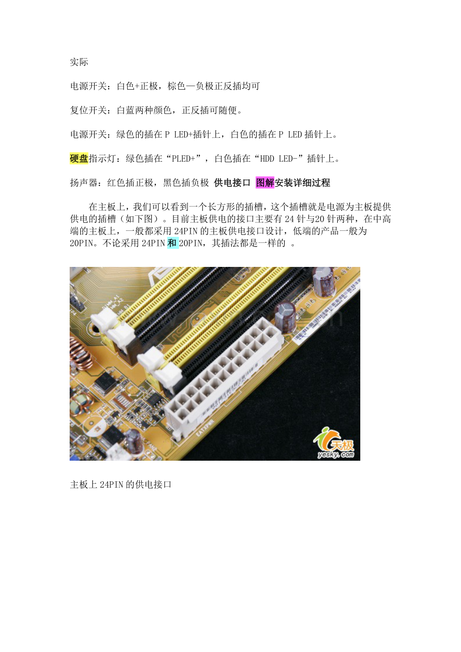 电脑机箱主板连接线_安装图解详细过程.doc_第2页