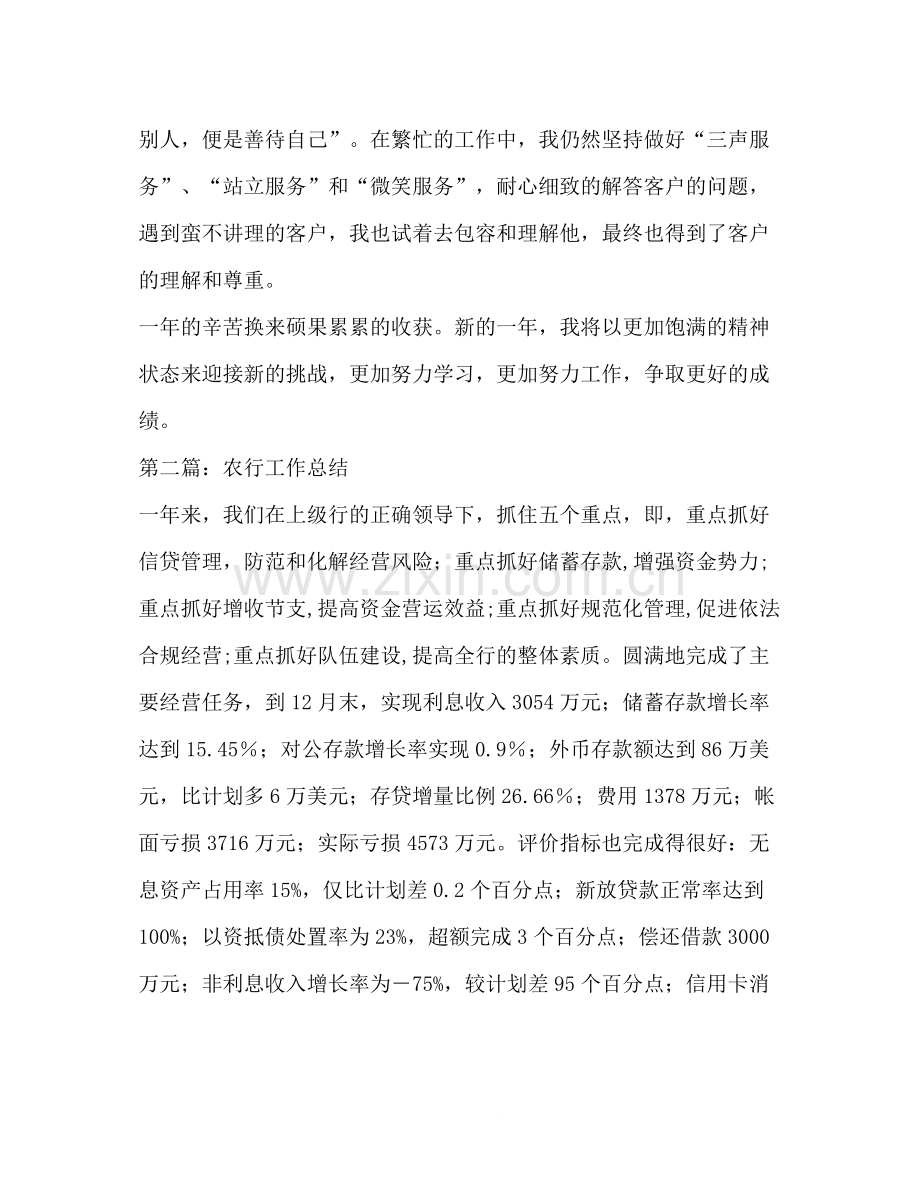农行工作总结.docx_第2页