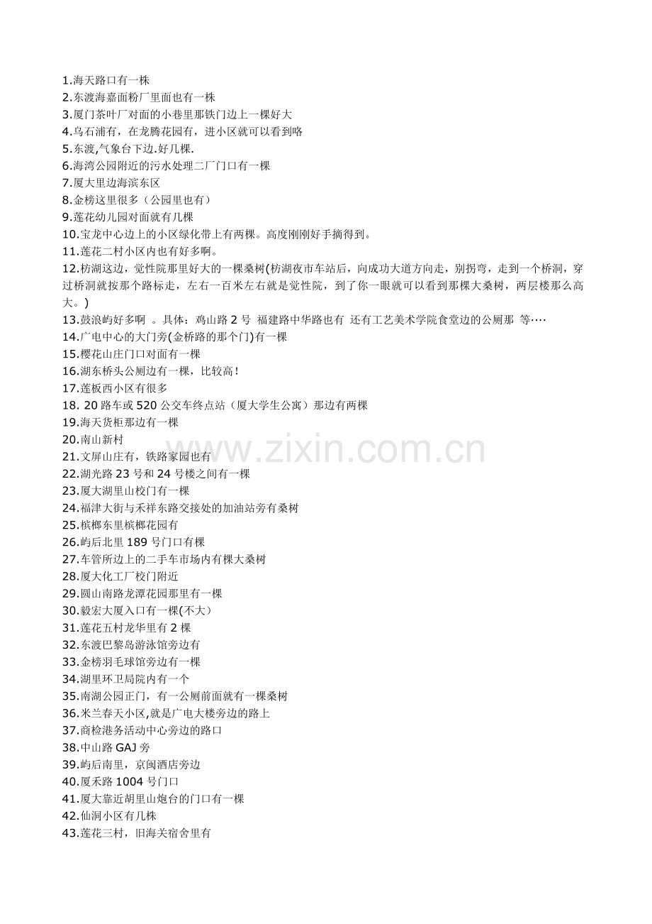 厦门桑叶地点.doc_第1页