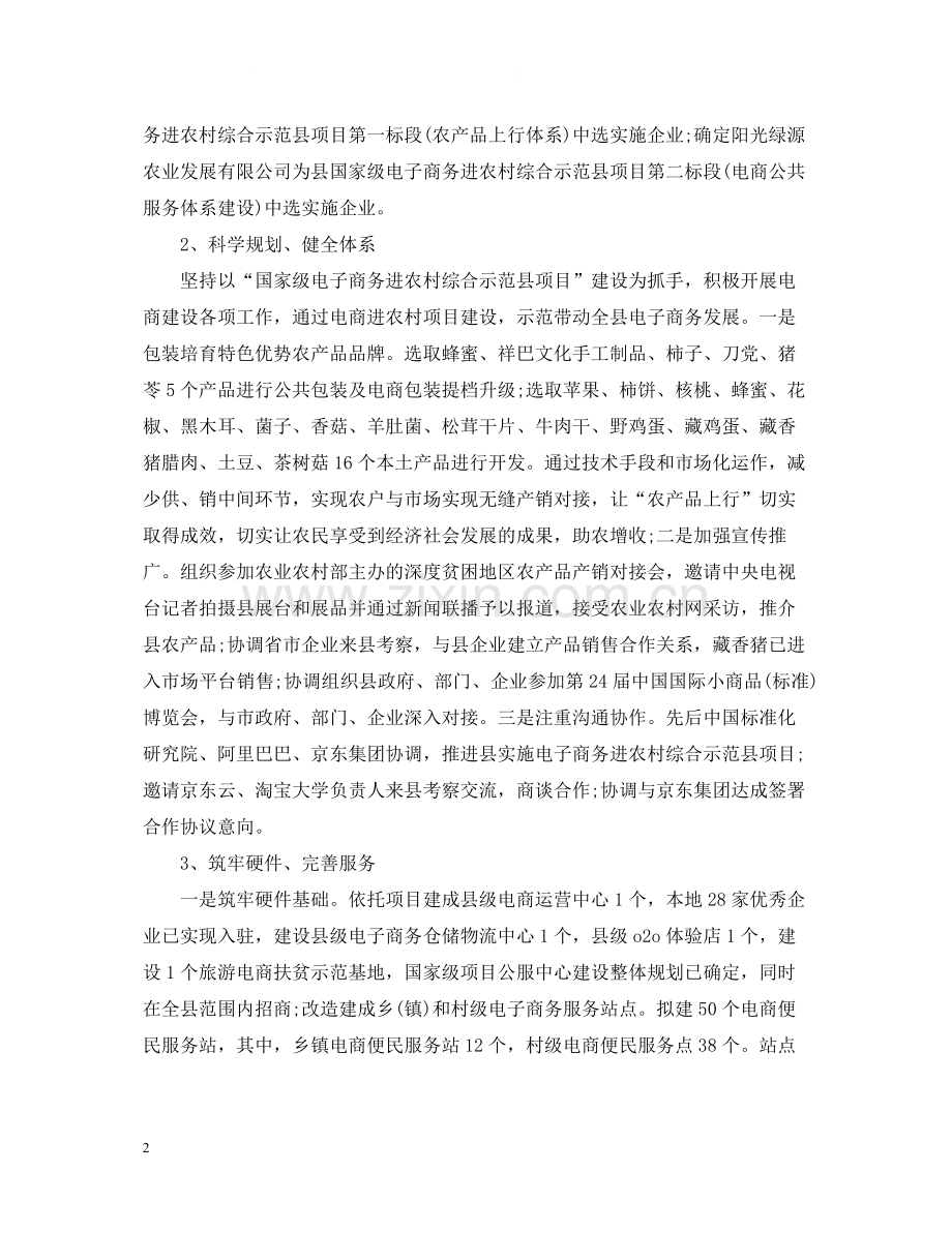 电子商务工作总结五篇.docx_第2页