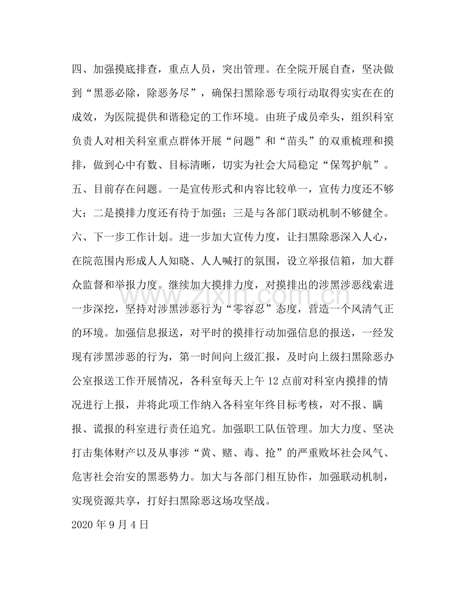 医院扫黑除恶工作总结.docx_第2页
