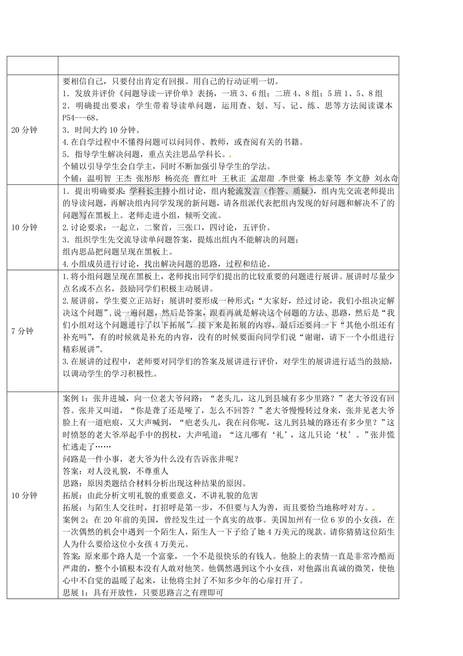 七年级政治上册 第11课 交往有艺术教学设计 教科版-教科版初中七年级上册政治教案.doc_第2页