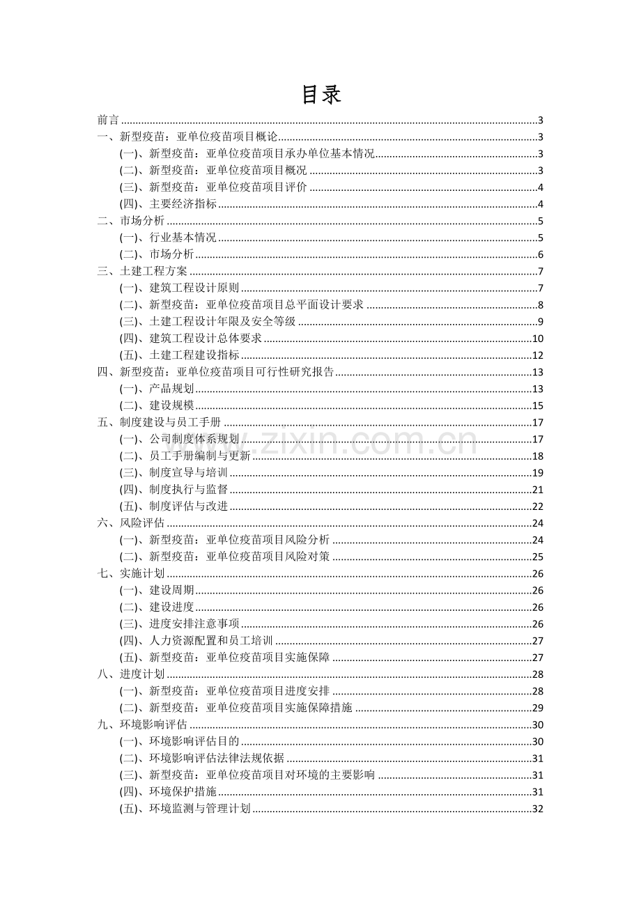 新型疫苗：亚单位疫苗项目可行性研究报告.docx_第2页