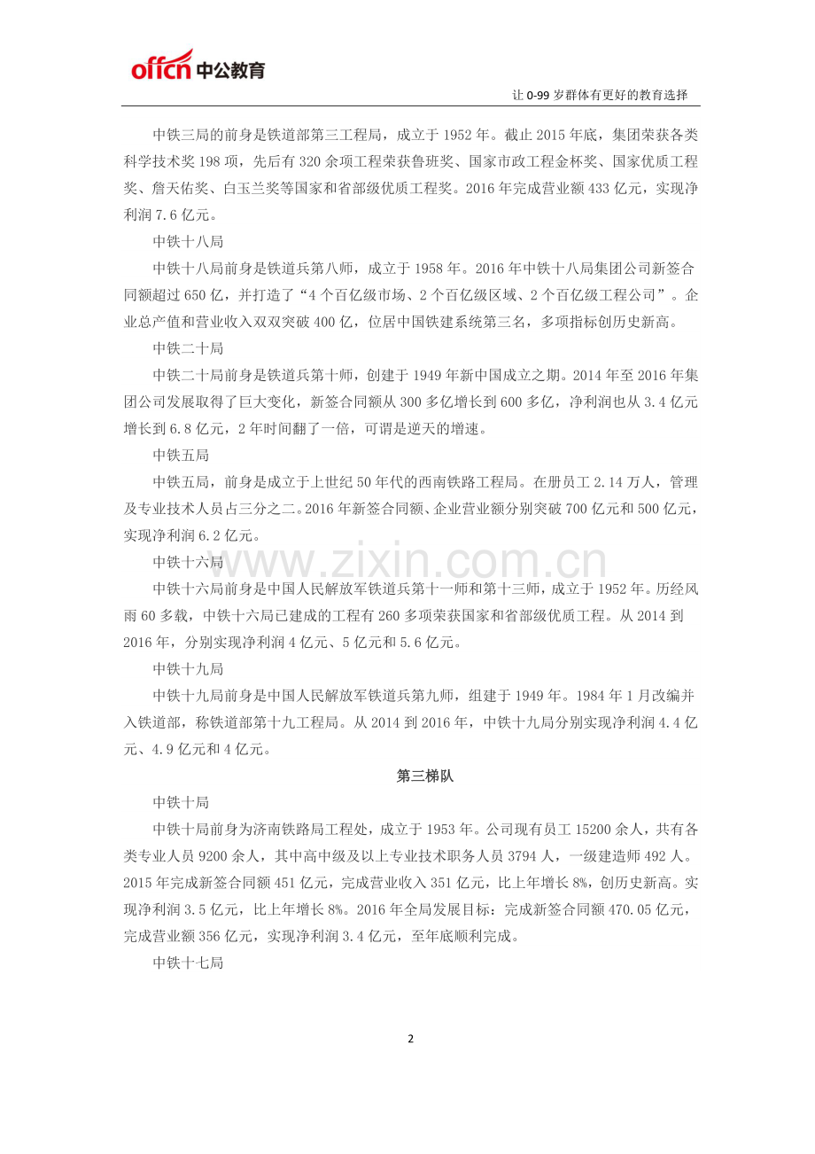 中铁1到25局,按实力、工资排行,看看你签约的甲方实力如何!.doc_第2页