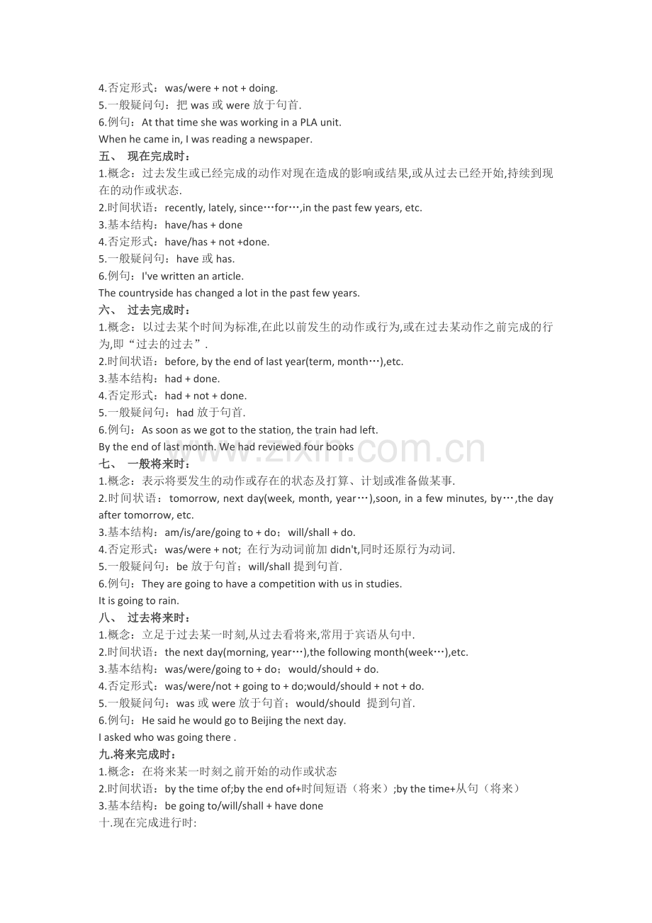 英语的十六种时态汇总.doc_第2页