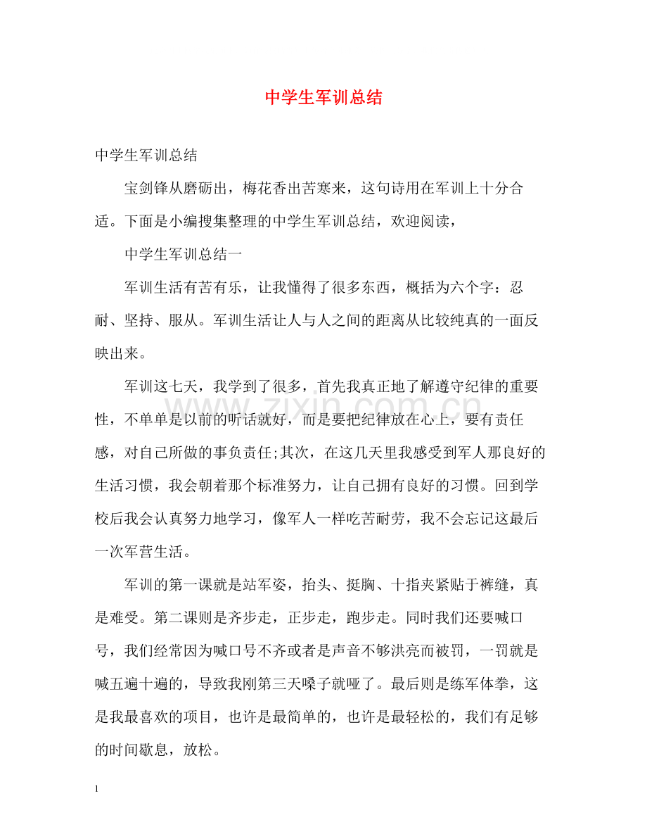 生军训总结.docx_第1页