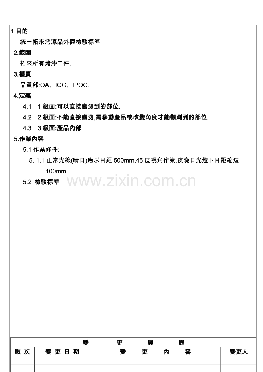 烤漆品外观检验标准.doc_第2页