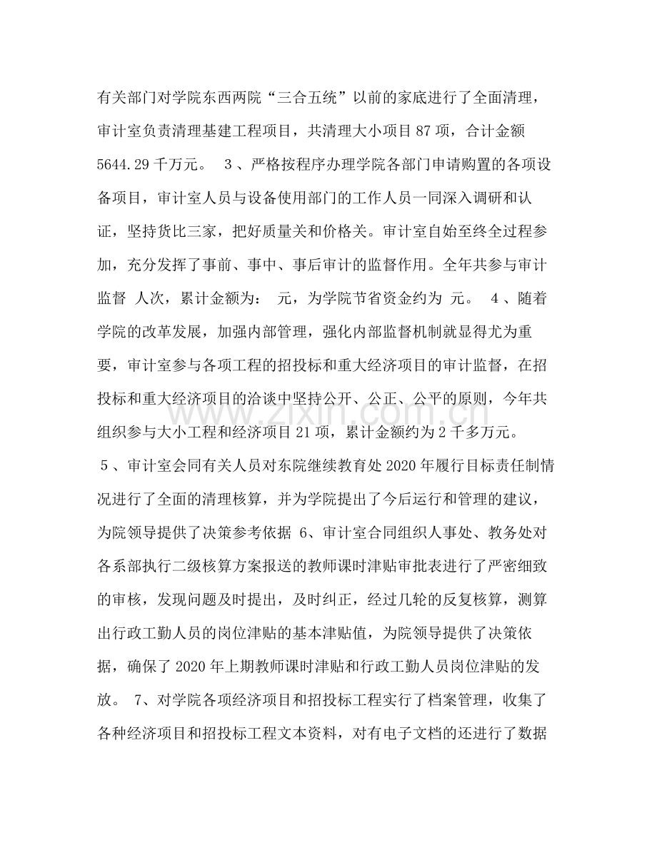 审计室年度工作总结.docx_第2页