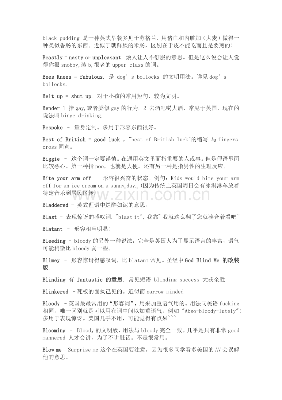 英文俚语-英式及美式对比.docx_第2页