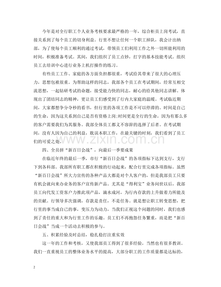 出纳会计个人工作总结2.docx_第2页