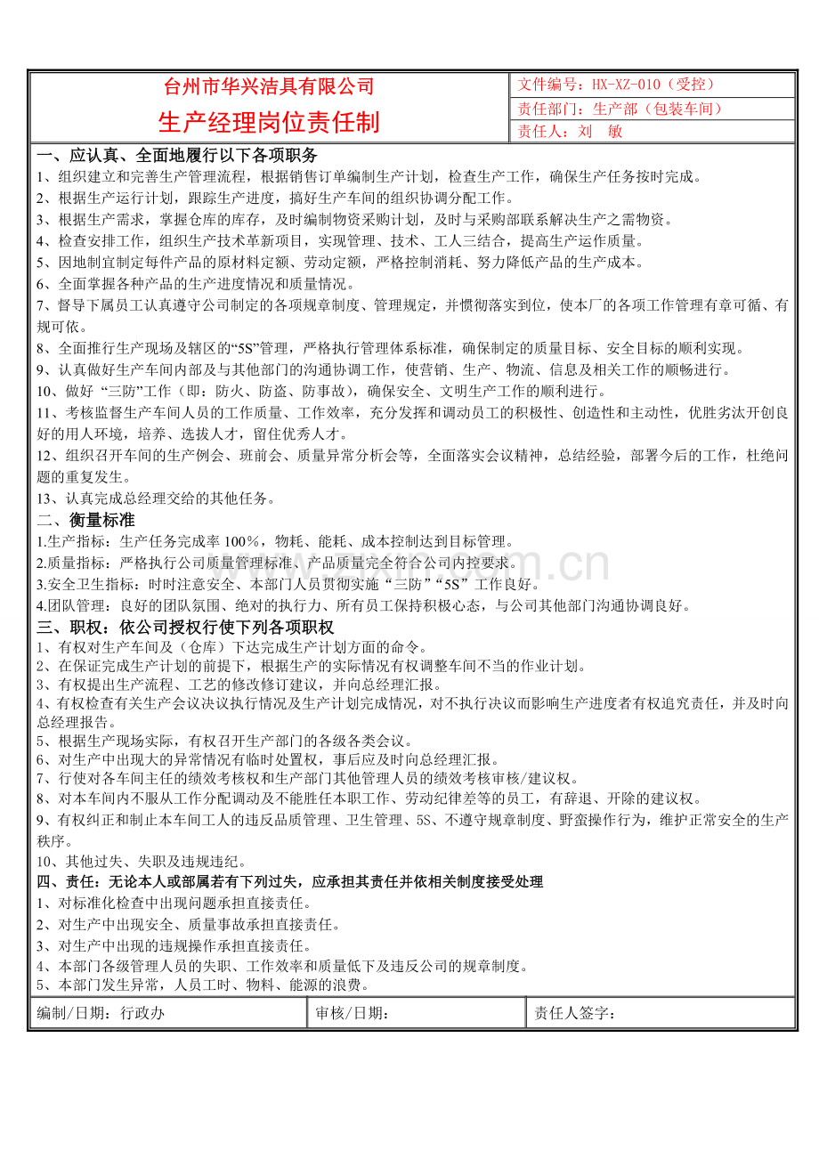 台州市华兴洁具有限公司.doc_第1页