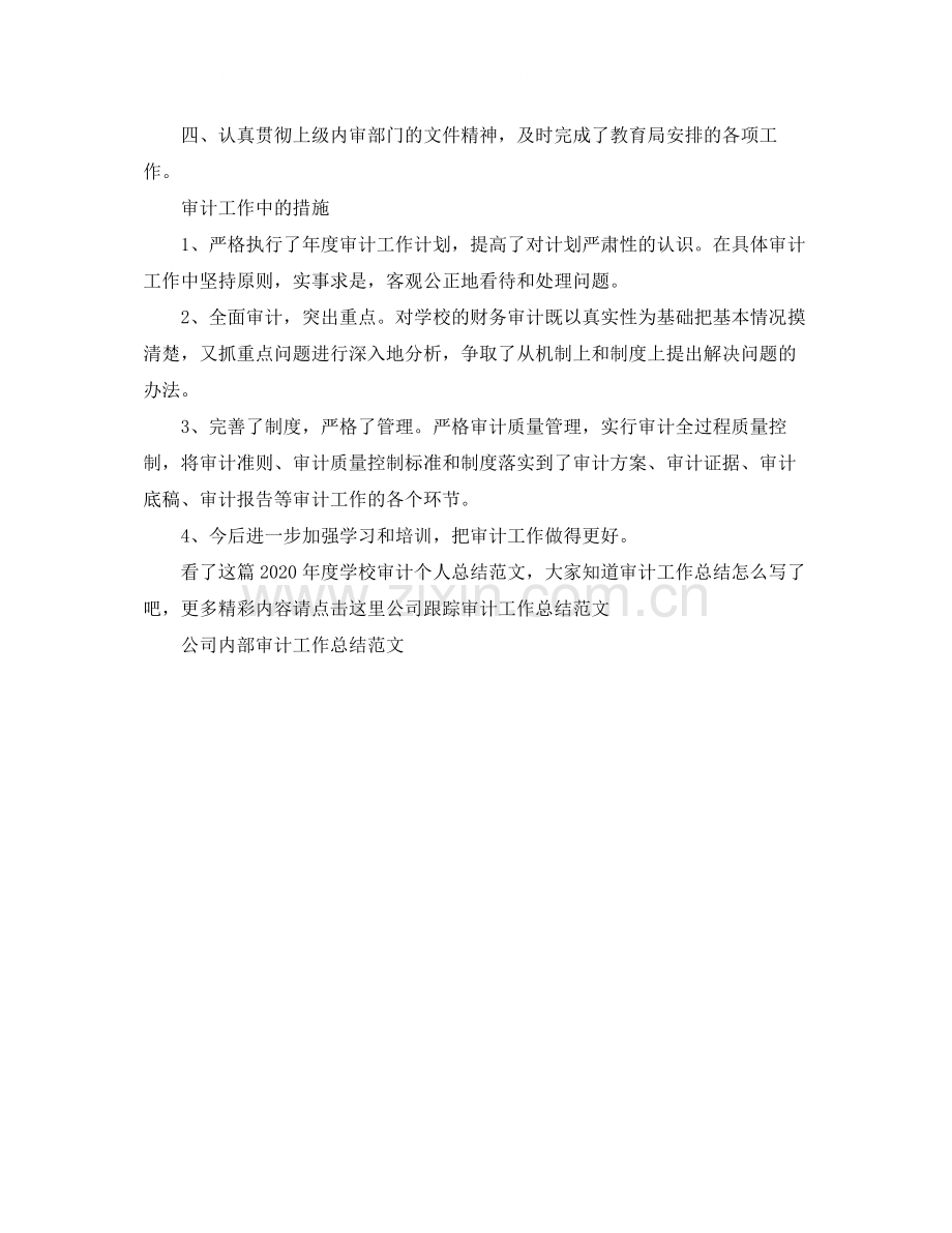 2020年度学校审计个人总结范文.docx_第2页