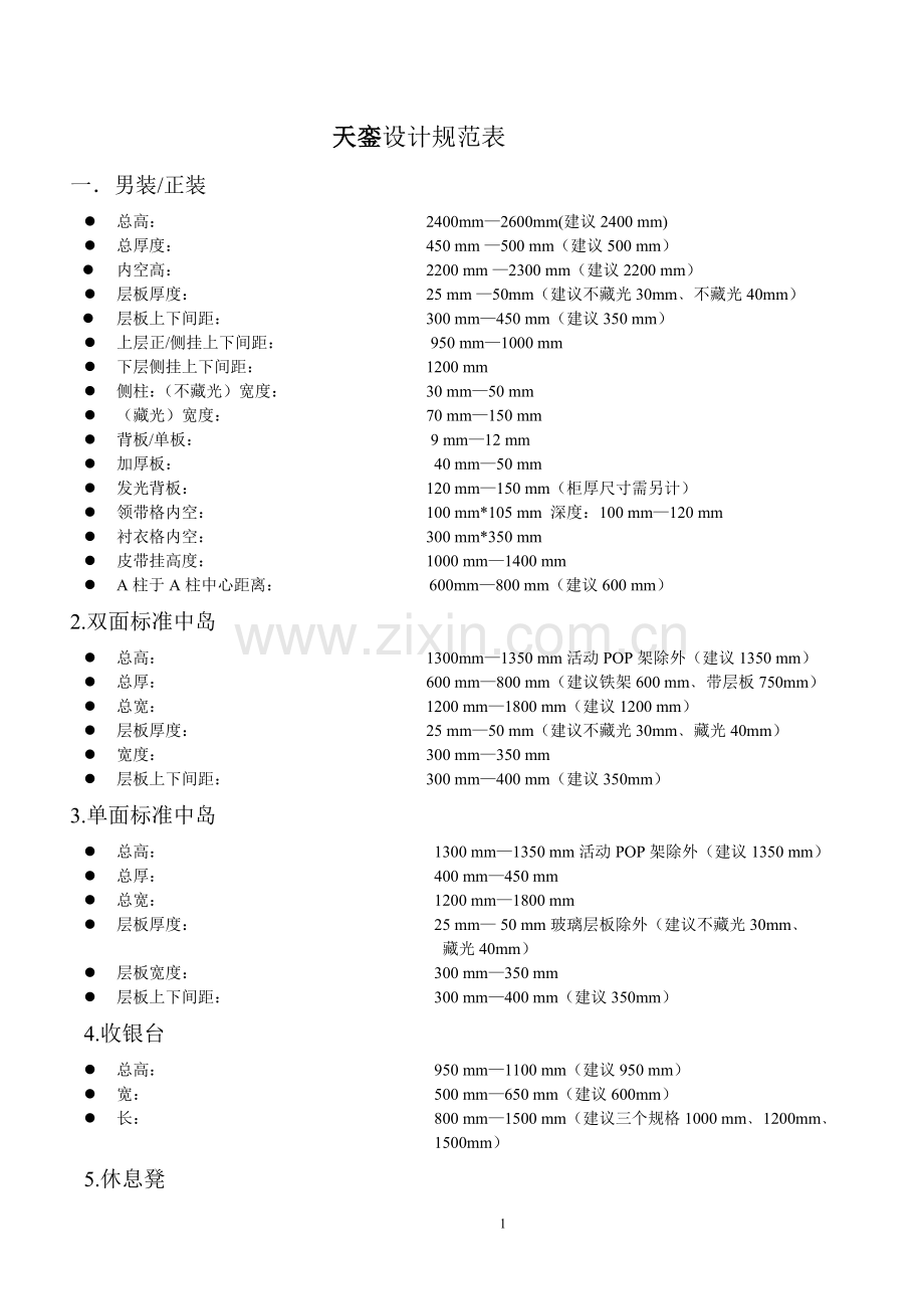 服装店设计规范.doc_第1页