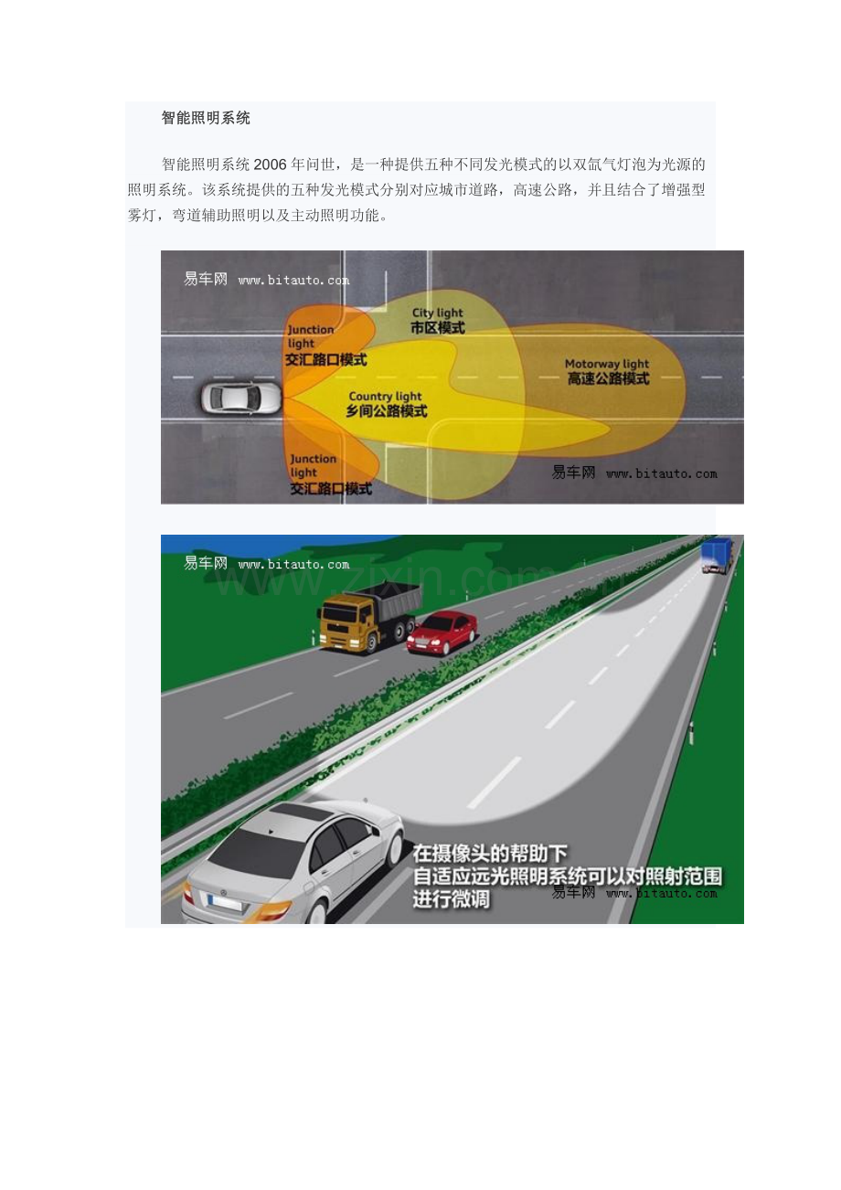 自适应大灯技术简介 自适应远光照明系统.docx_第1页