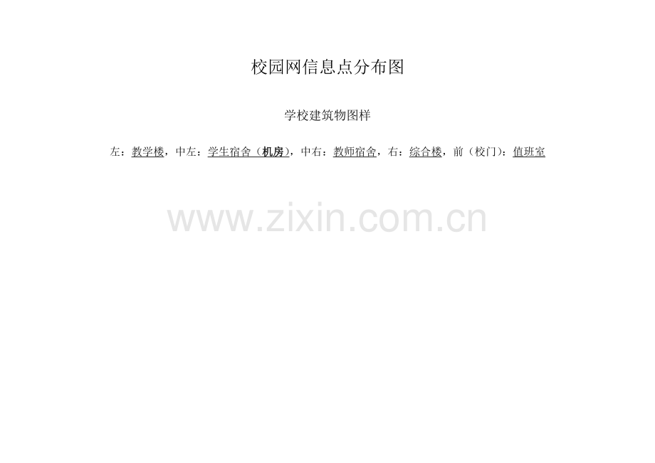 校园网信息点、机房分布图.doc_第1页