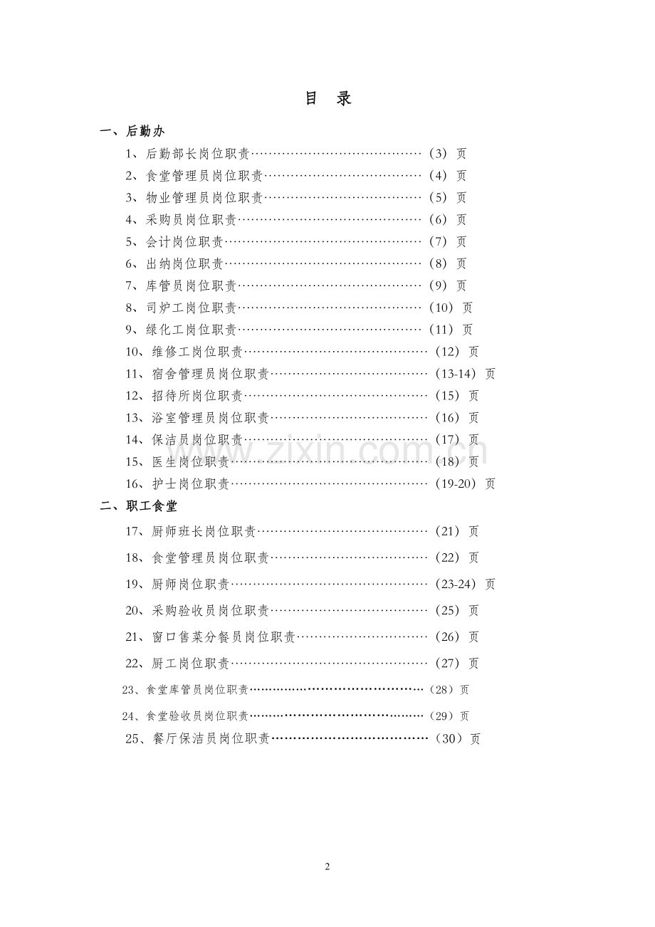 后勤保障部岗位职责.doc_第2页