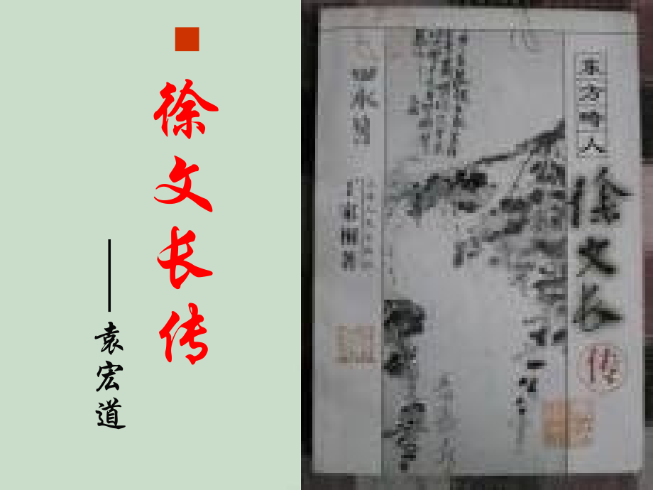 《徐文长传》赏析.ppt_第1页