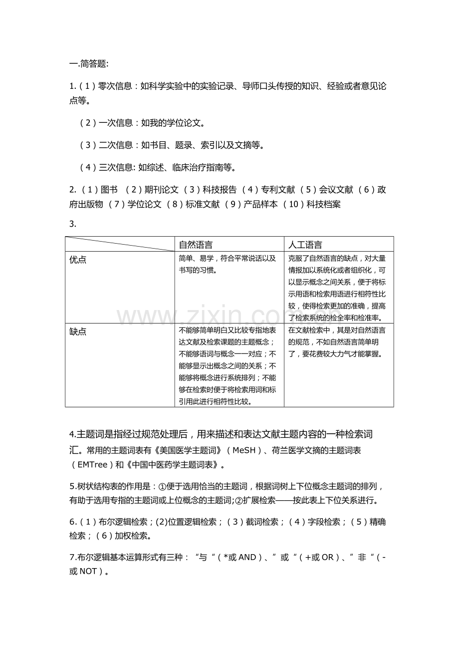 文献检索答案.doc_第1页
