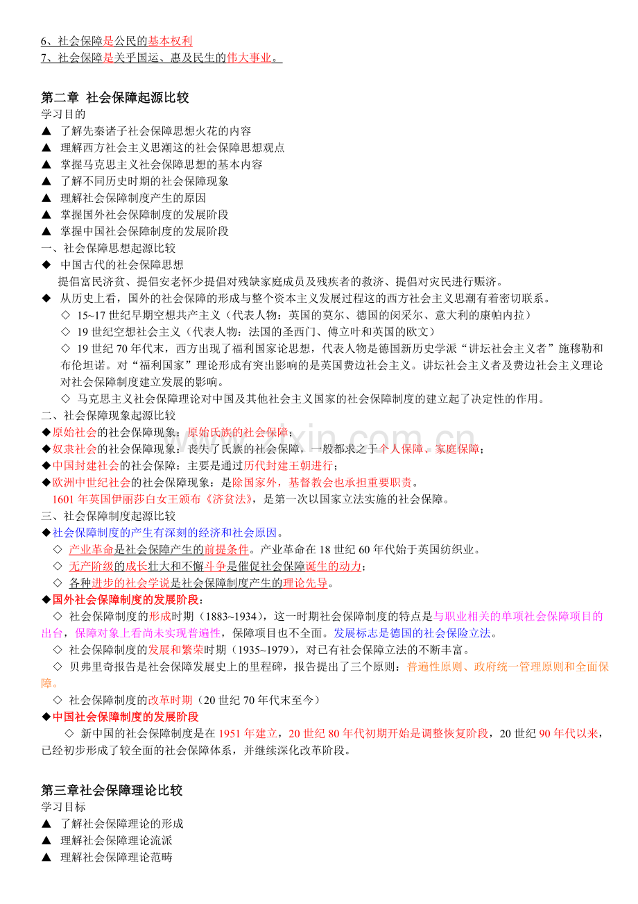 社会保障国际比较串讲整理.doc_第2页