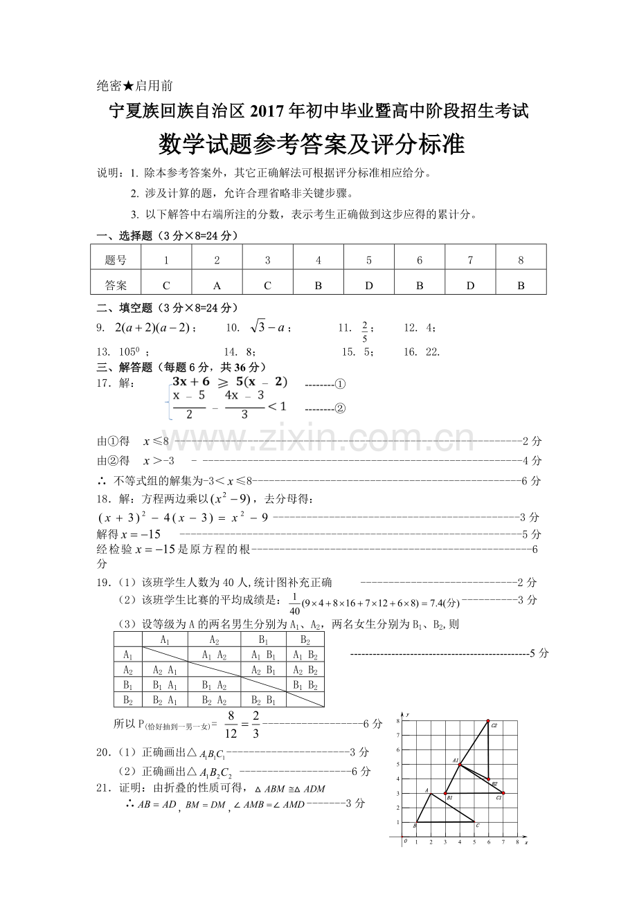 2017宁夏中考数学试卷.doc_第1页