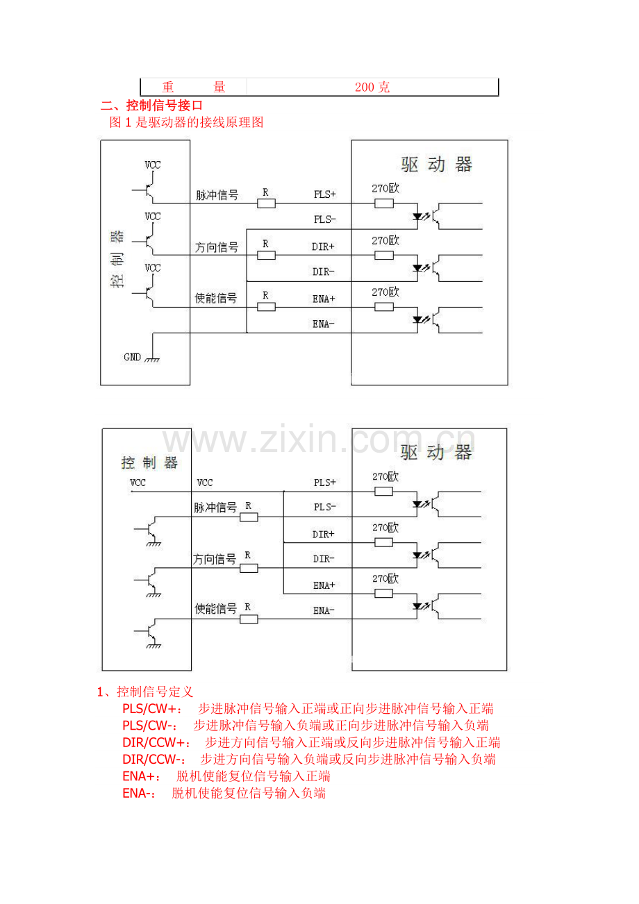 步进电机驱动器DM542使用方法及电机接线使用说明.doc_第2页