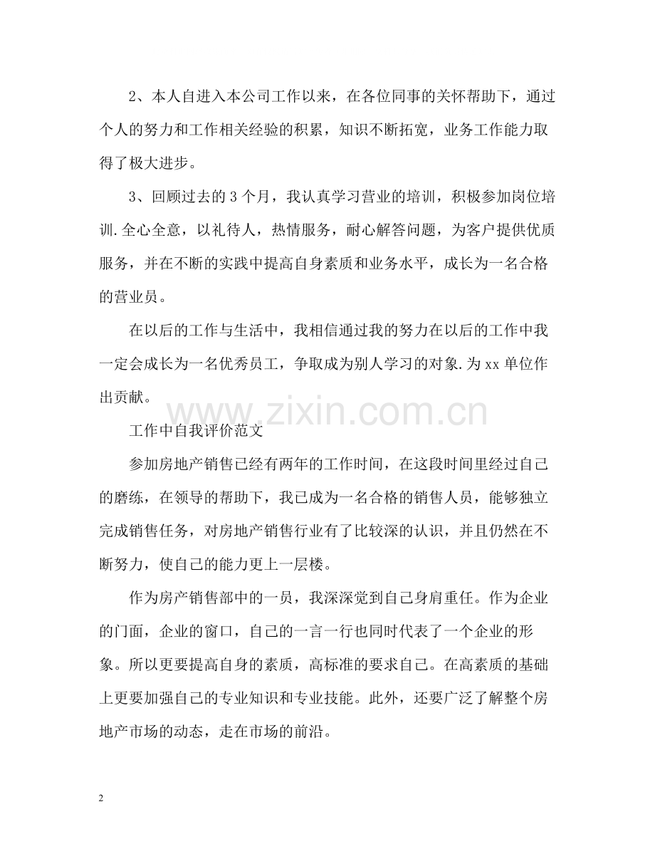 工作自我评价怎么写2.docx_第2页