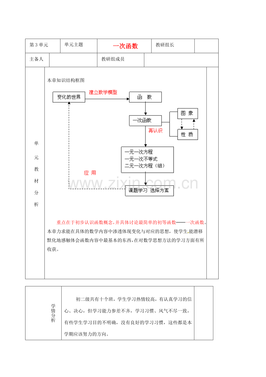 山东省日照市九年级数学《一次函数》教案.doc_第1页