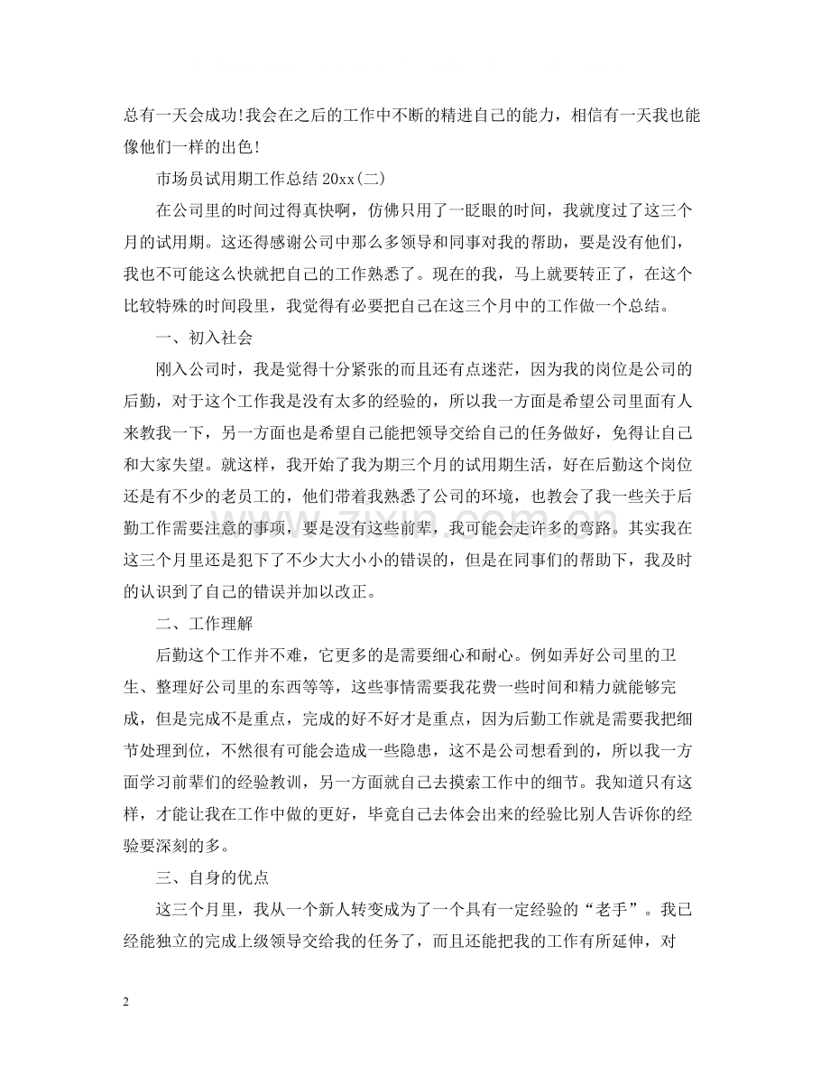 市场员试用期工作总结.docx_第2页
