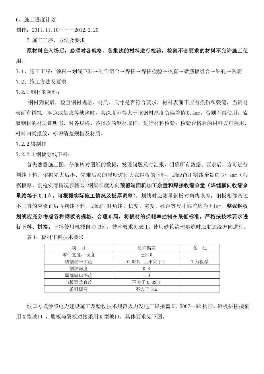 钢梁作业指导书.doc_第1页